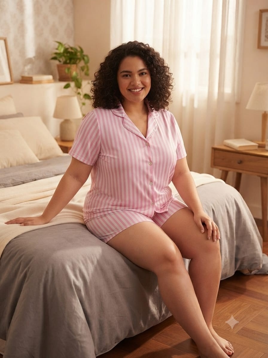 Pijamas Camiseros Talles Especiales - Imagen 8