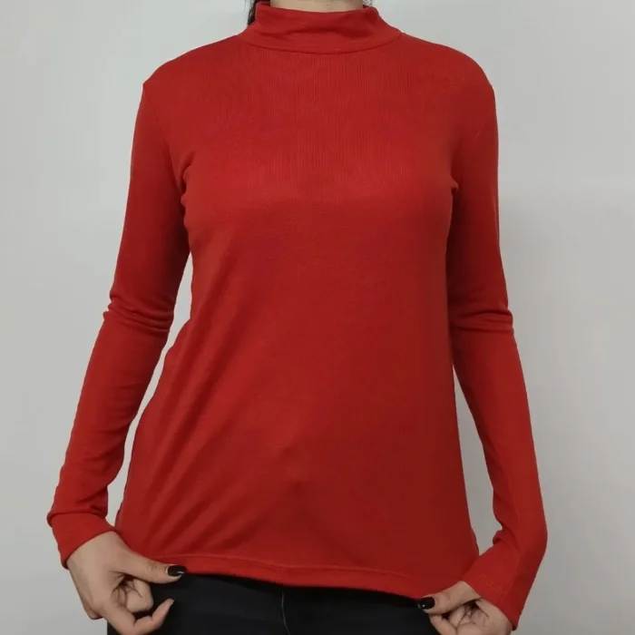 Remeras Medias Poleras Lanilla con Viscosa