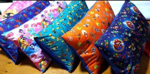 Almohada Infantil 60x40cm Funda Desmontable Más Relleno