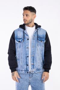 Camperas de Jeans C/frisa de Hombre