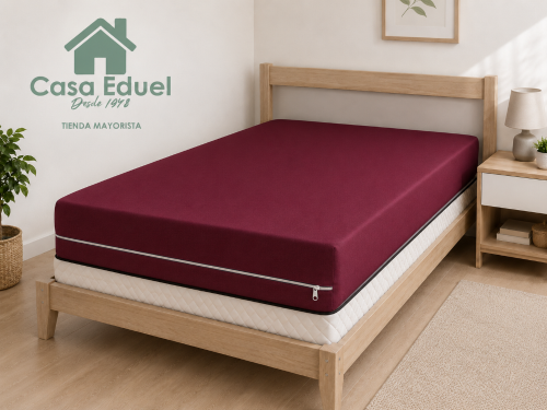 Funda para Colchon con Cierre 2 1/2 Plazas 1.40x0.25x1.90