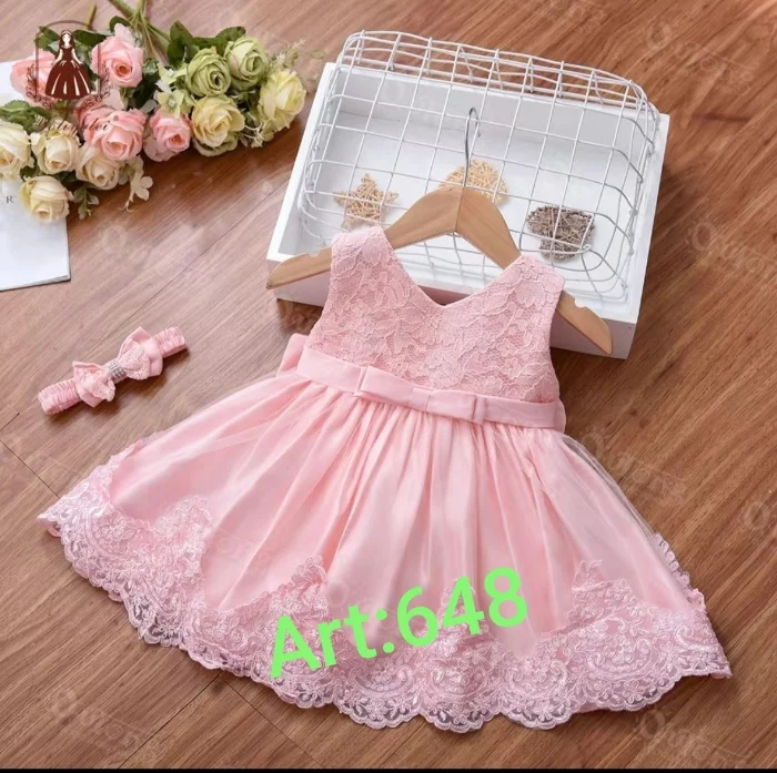 Vestido 648 con Moños