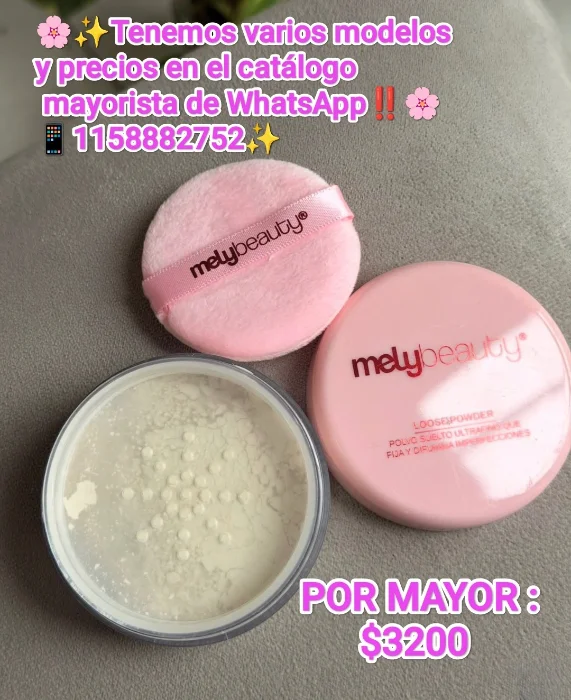 Polvo Traslúcido con Esponja de Mely (aprobado por Anmat)