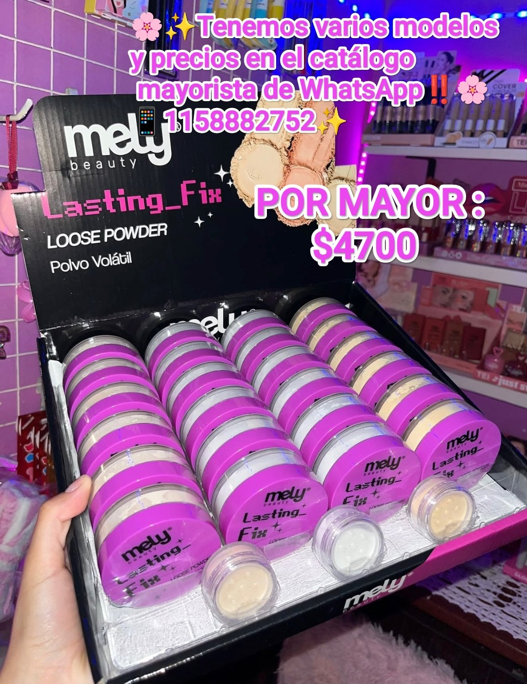Polvo Traslúcido con Esponja de Mely (aprobado por Anmat) - Imagen 2