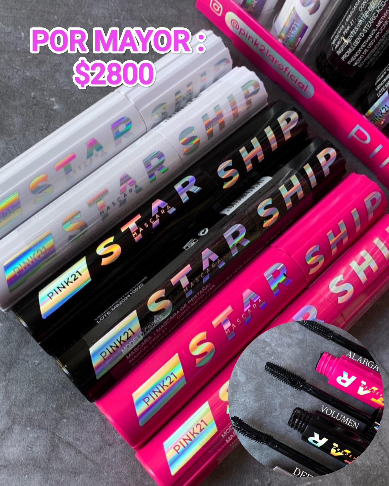 Mascara de Pestañas Negro de Pink 21 (varios Modelos y Precios en Cada Foto) - Imagen 2