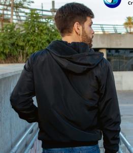 Campera Impermeable  con Piel por Dentro Calidad Premiun  Capucha Desmontable - Miniatura 3