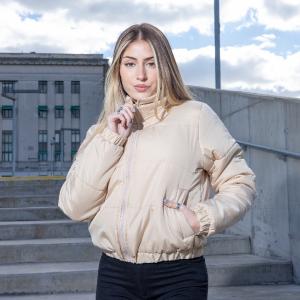 Campera con Piel