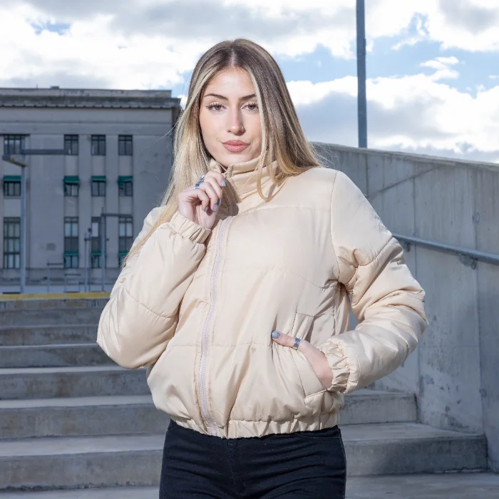 Campera con Piel