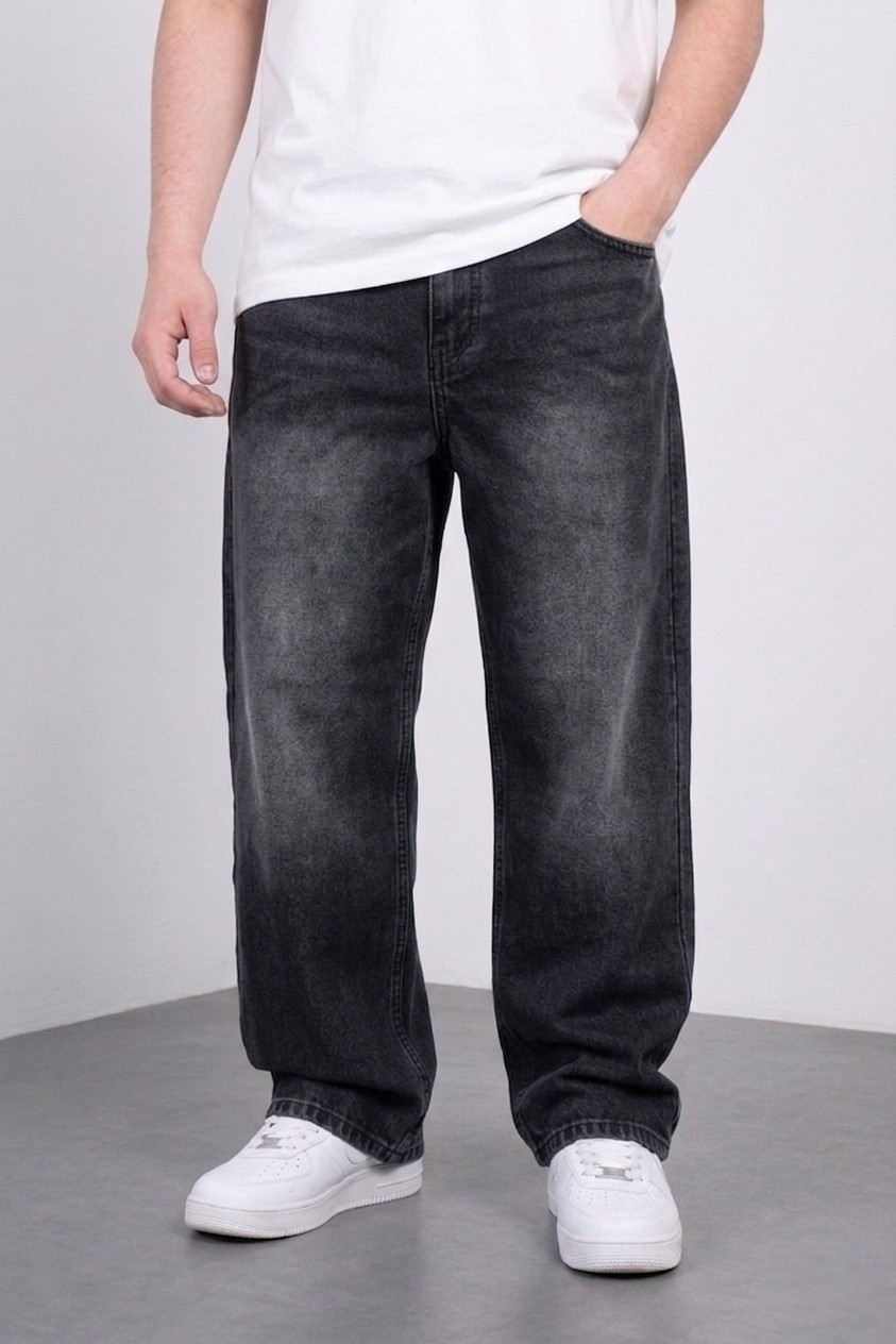 Baggy de Hombre Gris Localizado - Imagen 3