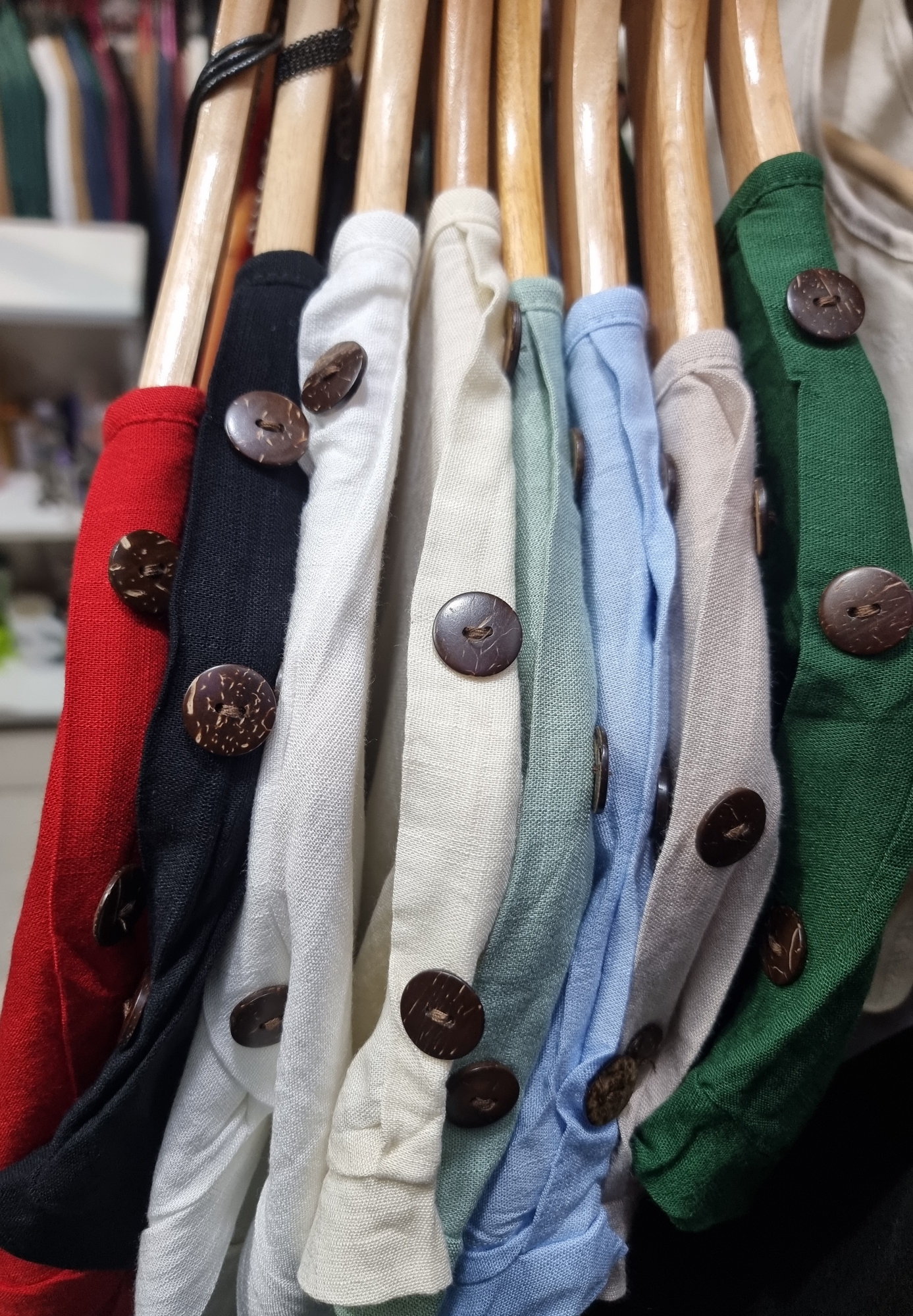 Blusas Manga Japonés de Lino Expandex - Imagen 3