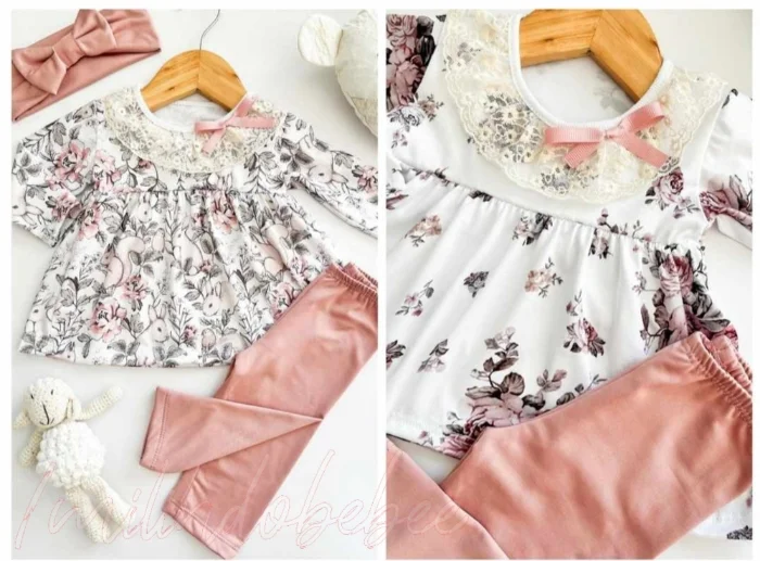 Trio Vestido Floreado