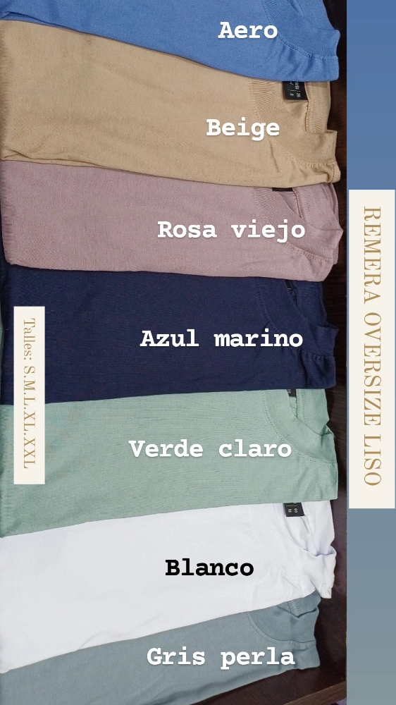 Remera Oversize Liso - Imagen 3