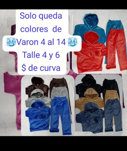 Conjuntos Plusch con Piel  Talles Reales