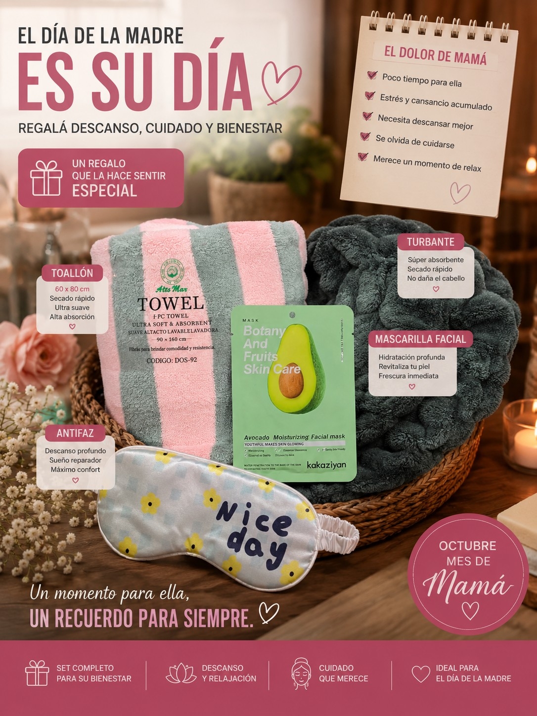Set Día de Madre 5 Piezas - Imagen 3