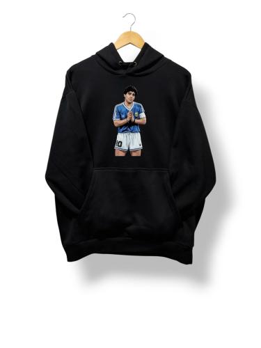 Buzo Frizado Messi Maradona Argentina Frisa - Miniatura 4