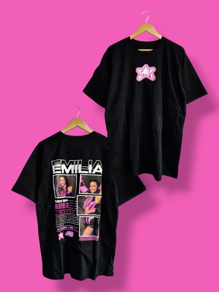 Remeras Over Cazzu Dua Lipa Emilia Olivia Duki Trueno Ysy Paulo - Imagen 1