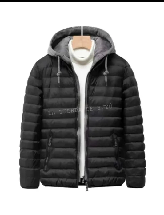 Campera, Piel, Abrigo, Moderna, First Quality, Capucha Desmontable Yd