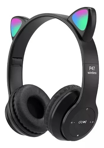 Auricular Vincha Gatito Bt C/luz