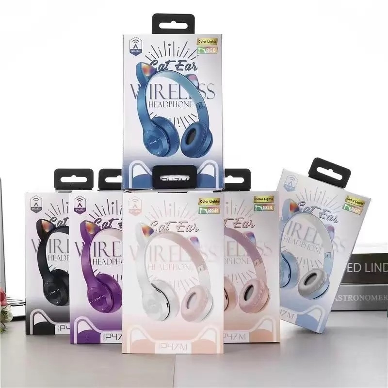 Auricular Vincha Gatito Bt C/luz - Imagen 3