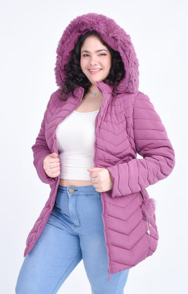 Campera Larga de Mujer Importada - Imagen 1