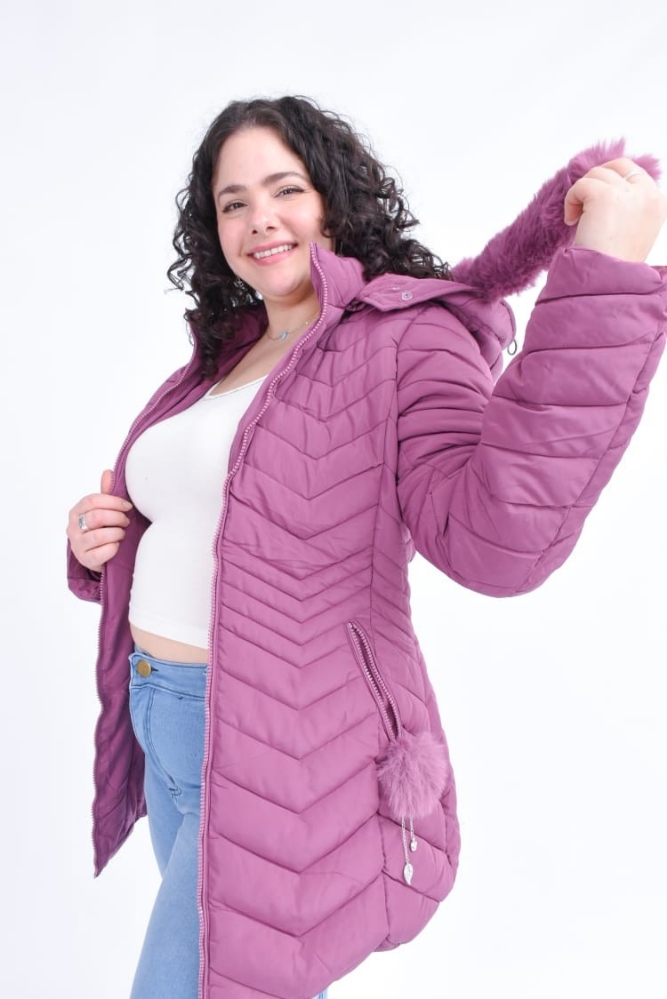 Campera Larga de Mujer Importada - Imagen 3