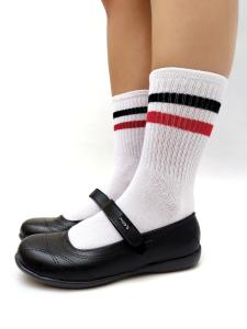 Guillermina Colegial Cuero con Velcro - Miniatura 4