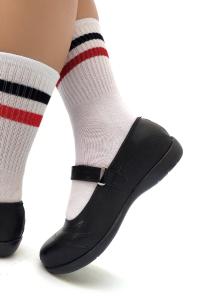 Guillermina Colegial Cuero con Velcro - Miniatura 5