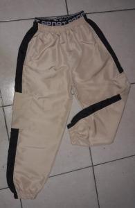 Pantalon Recorte Combinado Doble Cintura
