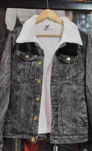 Campera Jeans con Corderito Griss - Miniatura 3