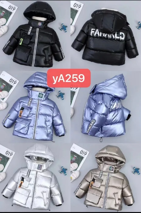Campera Metalizada, Engomada Talles Pequeños. Moderna y Canchera. Abrigadas. Calidad.