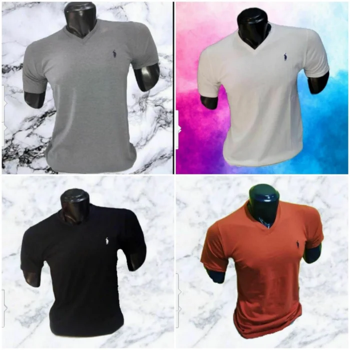 Remeras Polo Cuello V