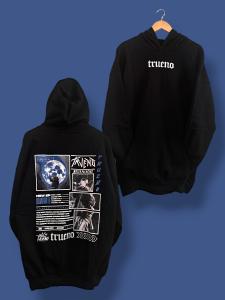 Buzo Frizado Over Emilia Duki Trueno Bad Bunny Tiago Milo J Paulo - Miniatura 5