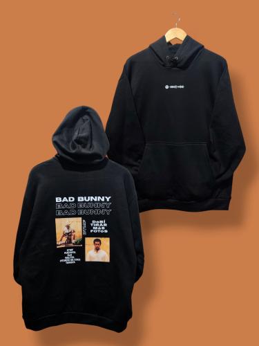 Buzo Frizado Over Emilia Maria Duki Trueno Bad Bunny Tiago Milo J Paulo - Miniatura 3