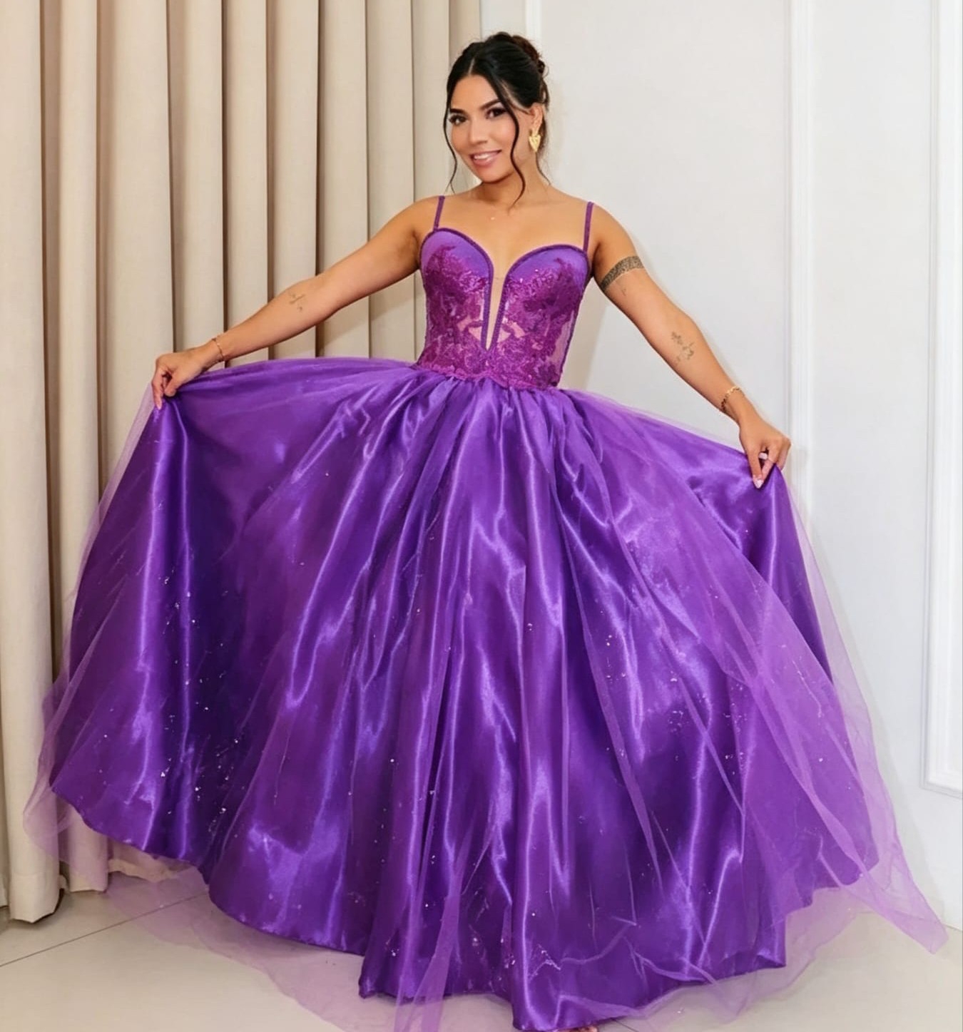 Vestidos Dos Pzas Modelo Renata/ Elsa/dulce - Imagen 4