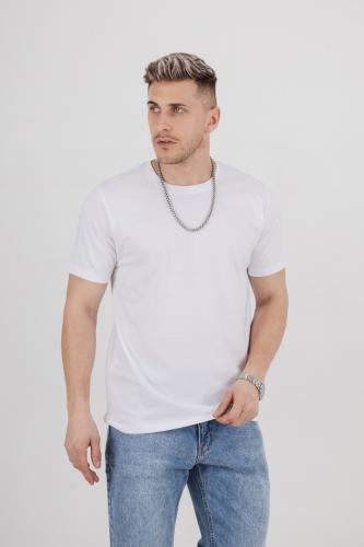 Remera Básica Lisa  de Hombre Cuello Redondo Regular - Miniatura 2