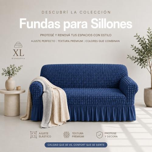 Funda de Sofa Elastizada 2 Asientos