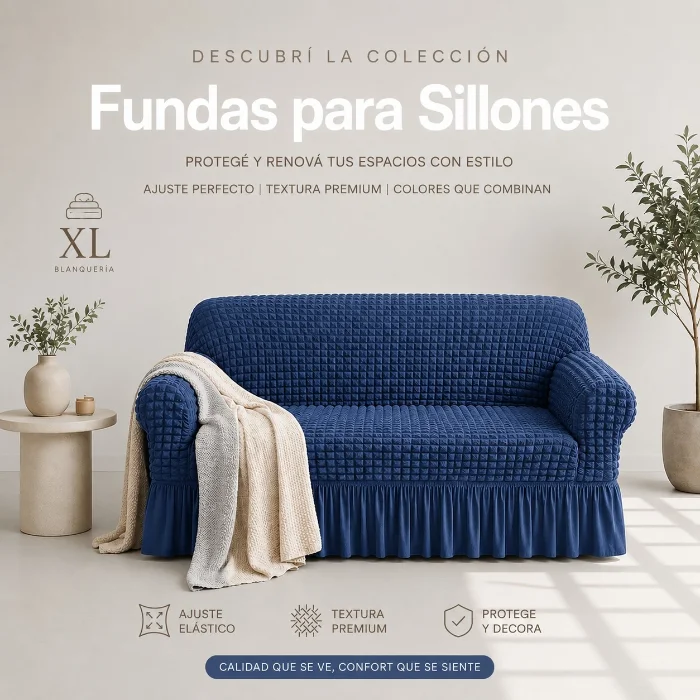 Funda de Sofa Elastizada 2 Asientos