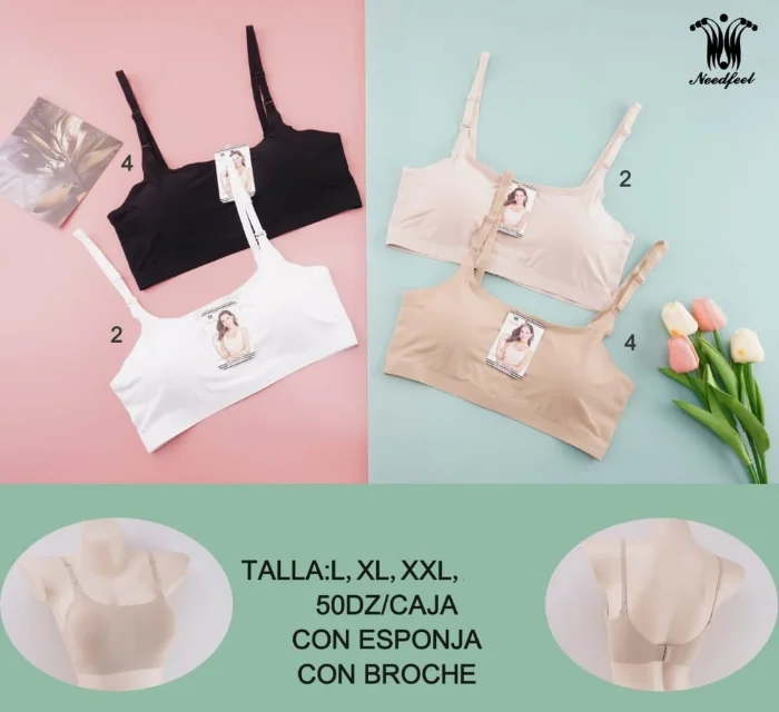 Docena Top Segunda Piel con Broche