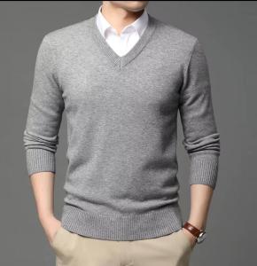 Sweater Liso Escote V - Miniatura 6