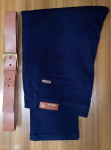 Pantalón Corte Chino Talle Especial (azúl) - Miniatura 4