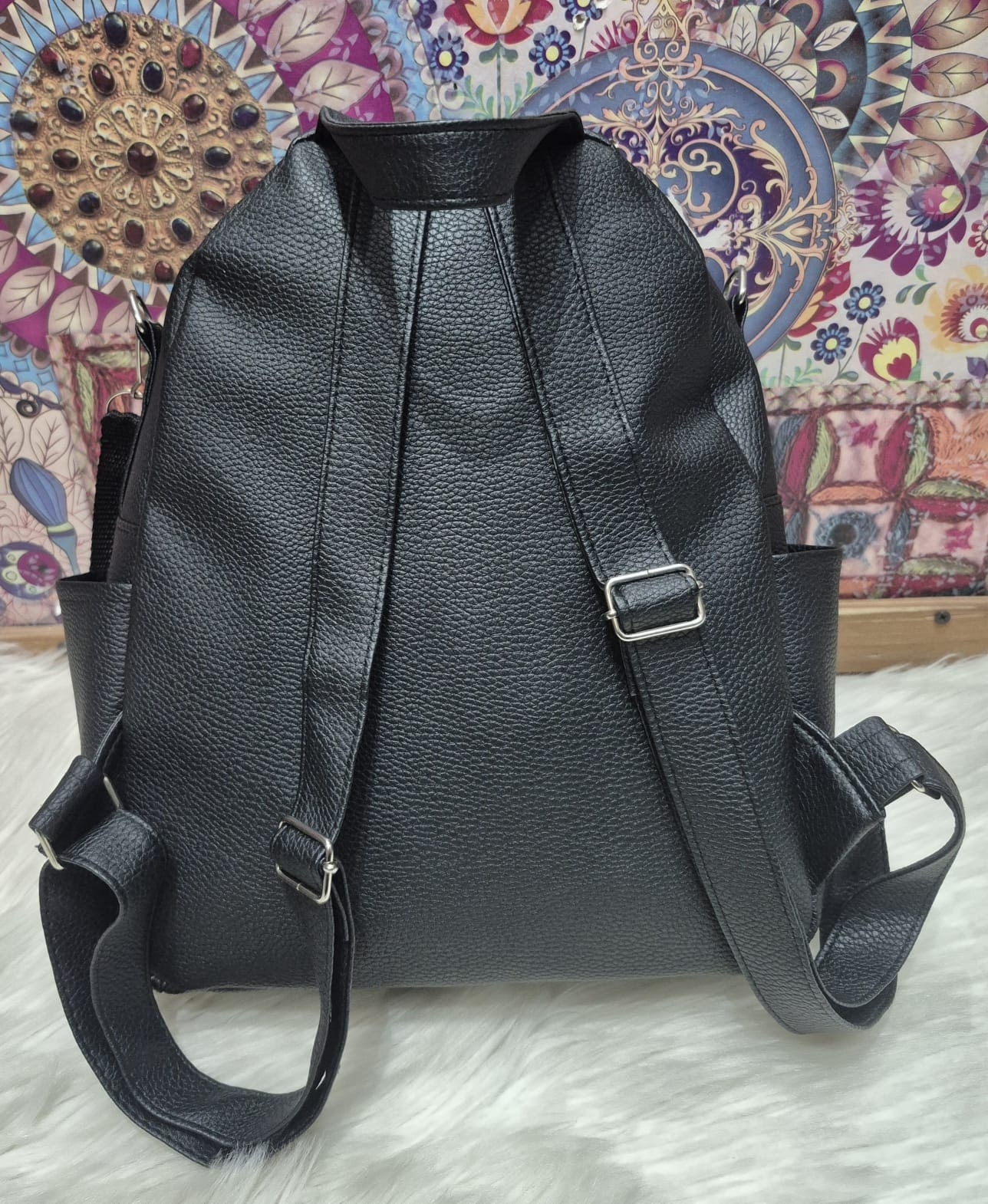 Ingresó Nueva Bolso Mochila de Cuero Ecológico - Imagen 3