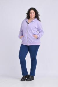 Campera Jersey con Piel por Pedido - Miniatura 2