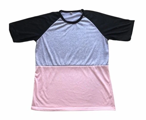Remera Ranglan Tricolor Unisex