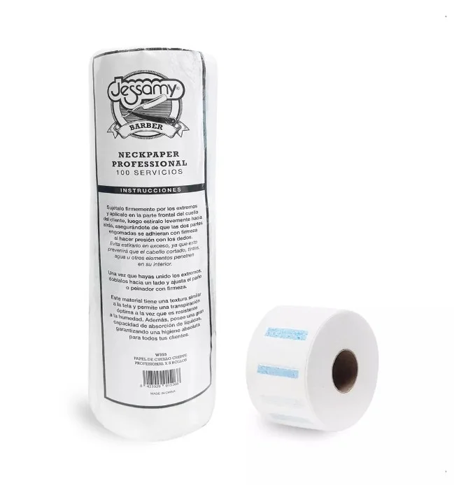 Jessamy Tubo 5 Rollos Cuellos Descartables Premium Barbería