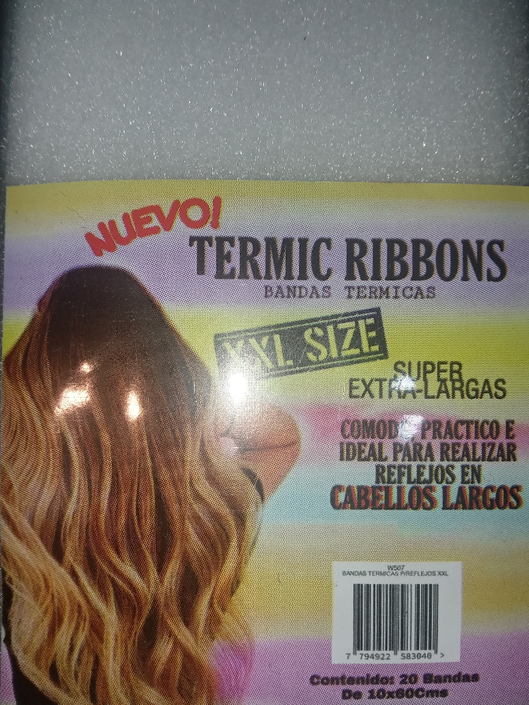20 Bandas Térmicas Xxl para Mechas Cabellos Largos - Imagen 4