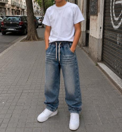 Baggy Jean con Elastico