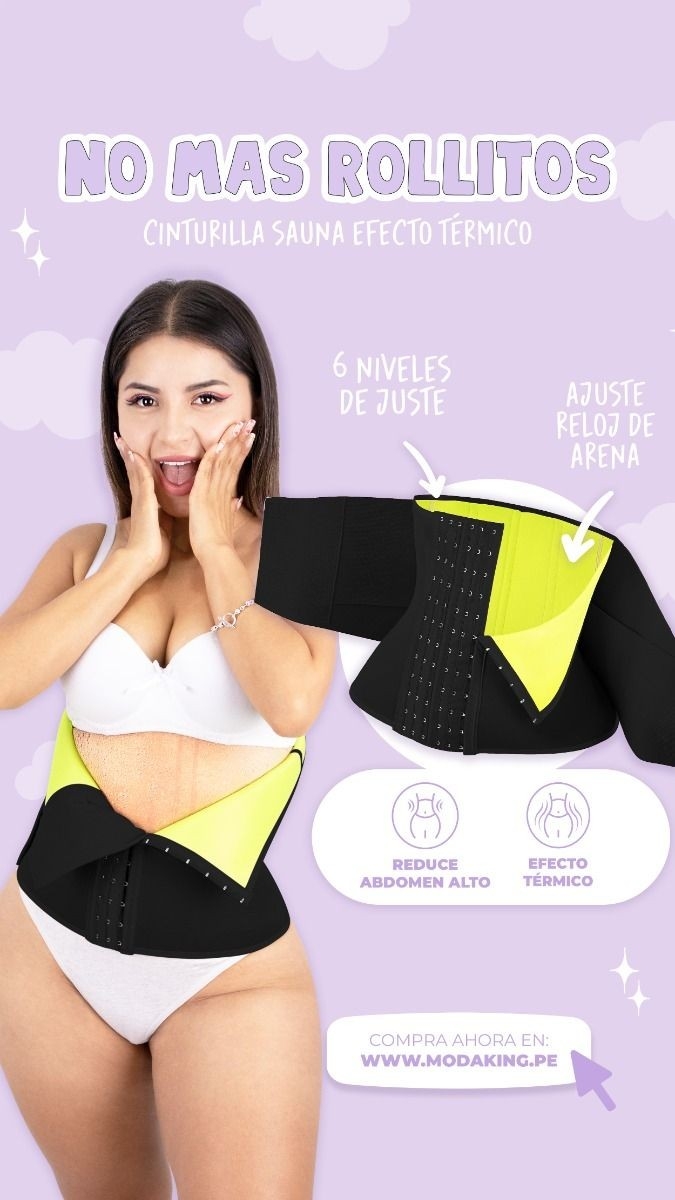Faja Efecto Sauna Moda King Perú - Imagen 2