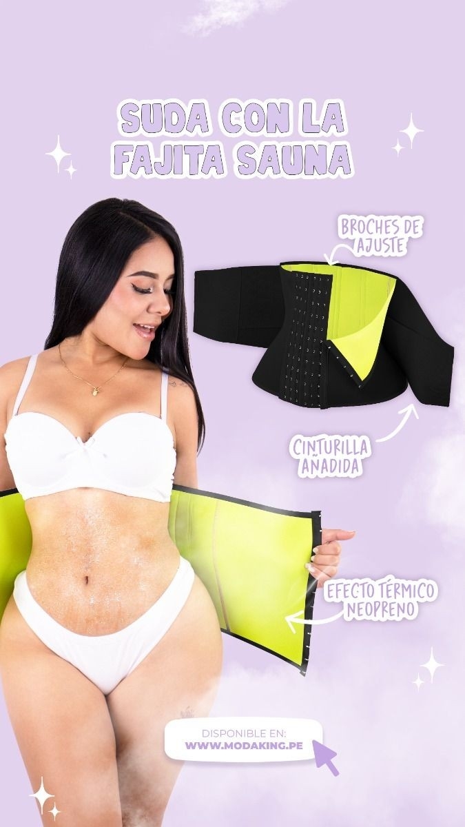 Faja Efecto Sauna Moda King Perú - Imagen 3