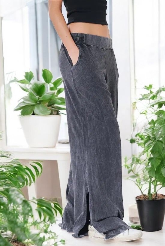 Maxi Palazo de Jersey  Algodón - Imagen 3