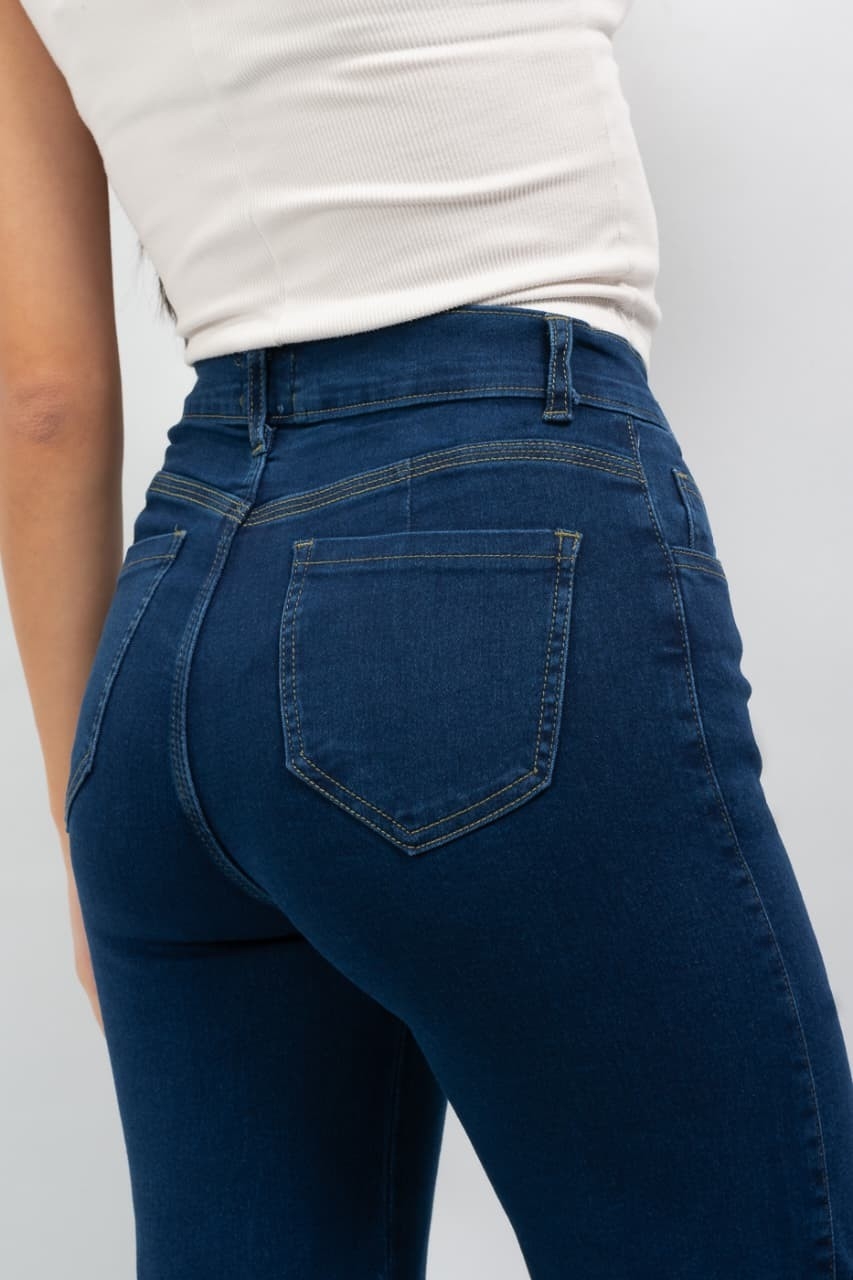 Wide Leg Elastizado Azul Ston - Imagen 2